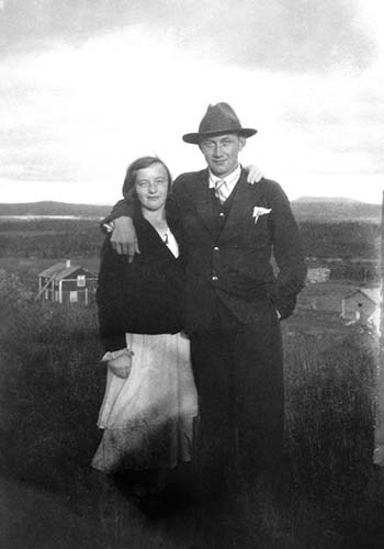 Emmy Olofsson och Fritjof 