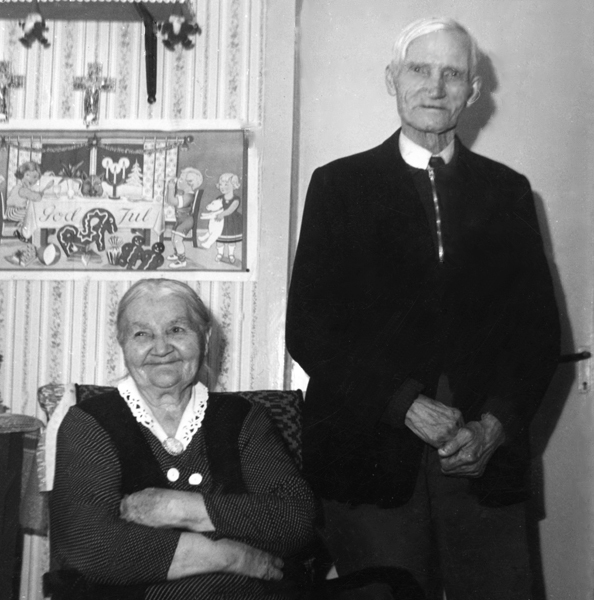 Mor Anna och hennes svåger Jonas Erik Gavelin.