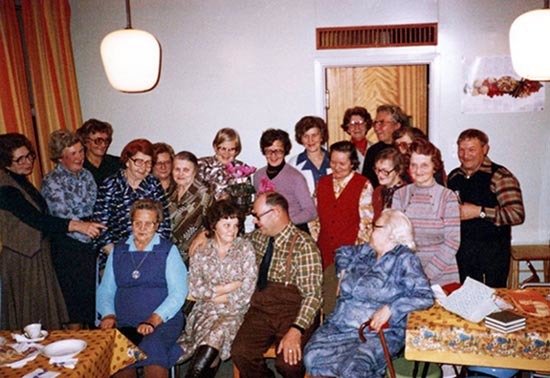 Järvsjöby syförenings  avslut i skola 1970-11-19.