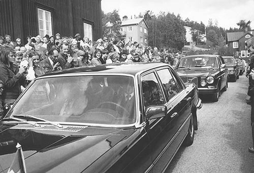 Kungabesök i Vilhelmina 1976-06-04.