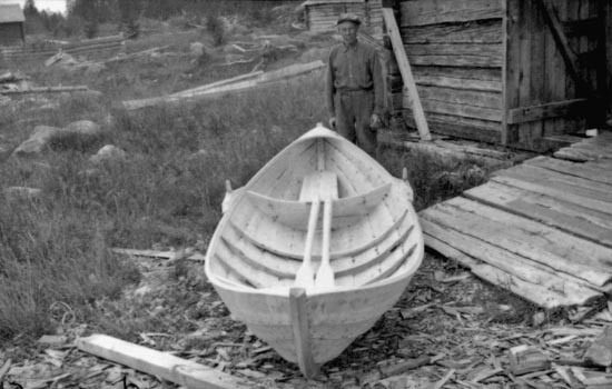 En båt byggd av Axel Amandus 