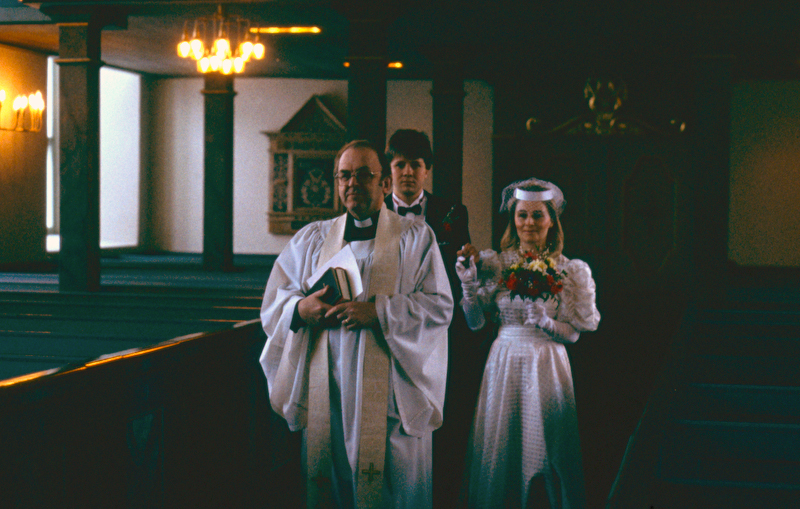 Ira & Gunnar gifter sig 1987-03-28.