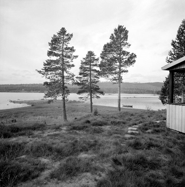 Utsikt från Danielssons stuga i Meselefors.