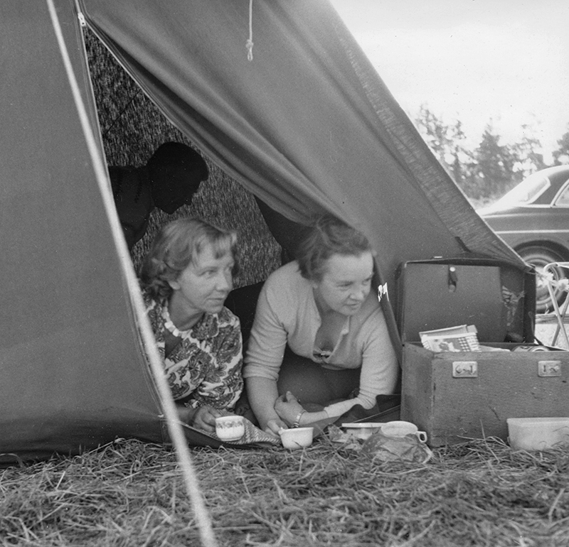 På semester med Gunnar och Vivan 1965.