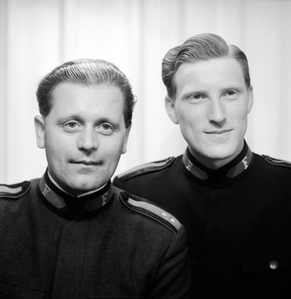 Alvar  Fjäll och Arne Johansson