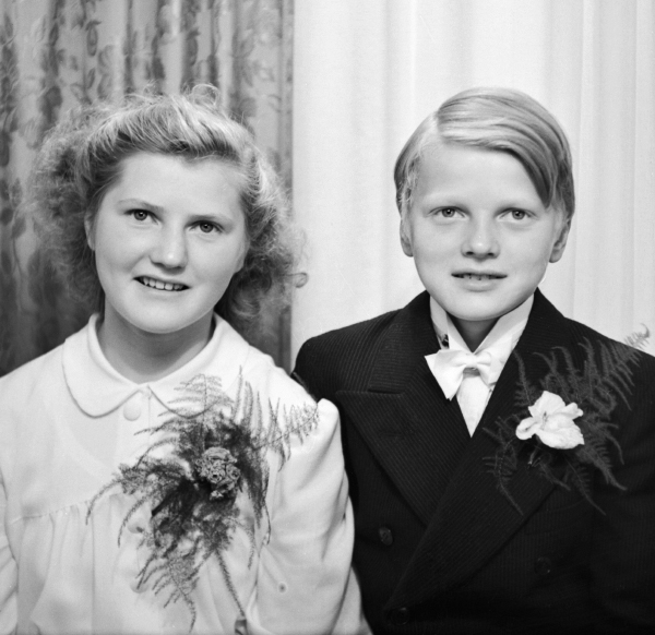Syskonen Birgitta och Ove Rönnberg, 