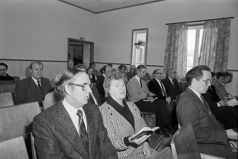 Kapellinvigning i Laxbäcken 23-24/1 1988.