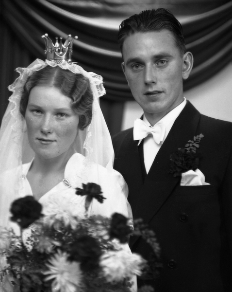 Brudparet Gustaf & Märta Almqvist, 