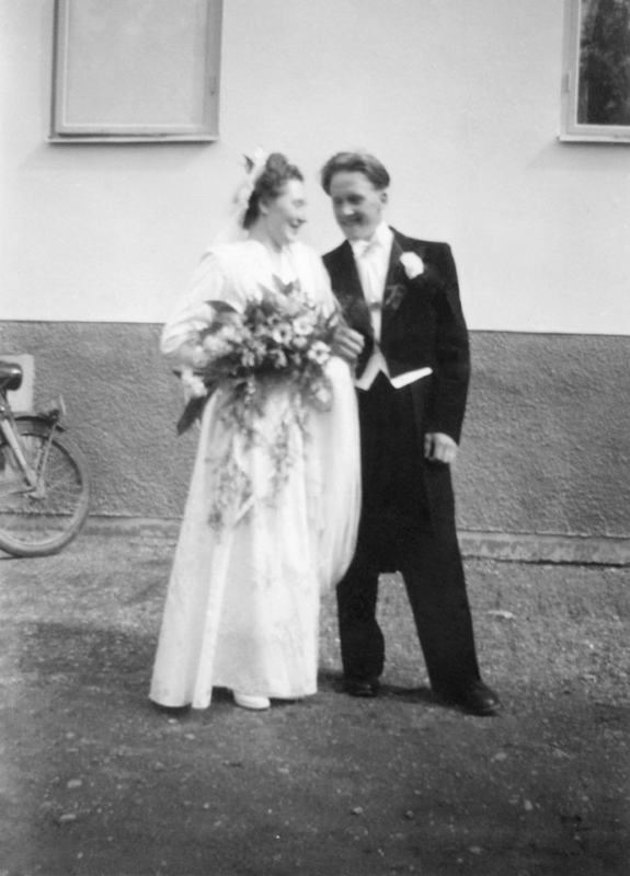 Brudparet Gully & Alf Nordqvist.