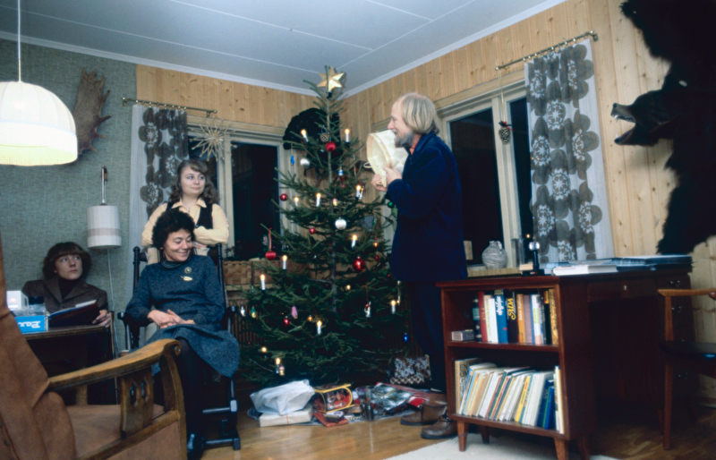 Familjen Grönlund firar jul i Skansholm.