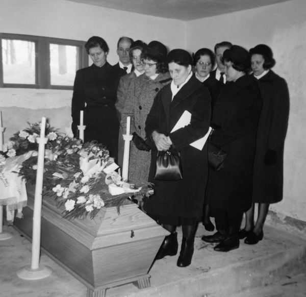 Begravning av Erik Artur Mattsson, från Matsdal.