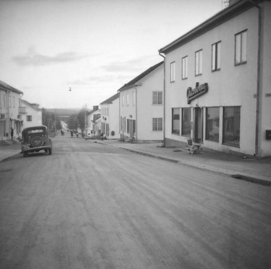 Storgatan i Vilhelmina, 1948.