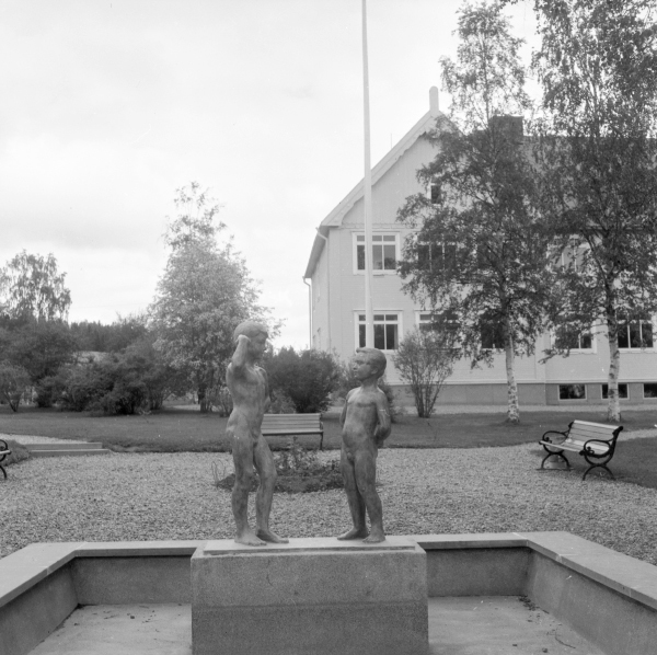 Skolparken vid Volgsjö skola.