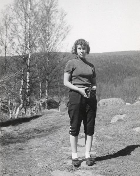 Ulla Wahlström i Fatmomakke 1955.