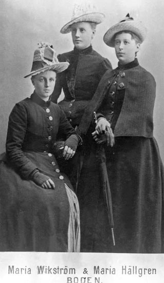 Eufrosyna, Elina och Ellen Hellgren.