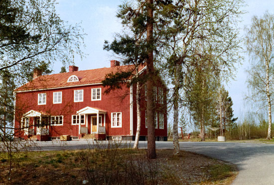 Nya skolan i Råsele/Meselefors.
