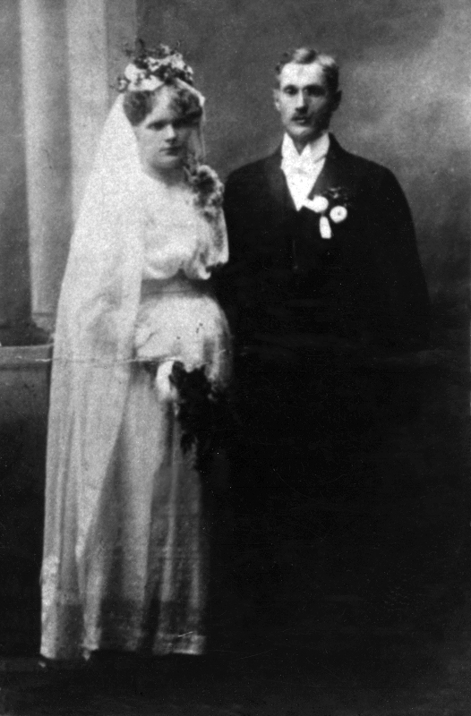 Bröllopsfoto av Levina och Arvid Eneröd, Alphyd...