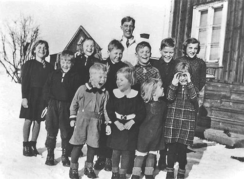 Barn från Bäsksele i Vilhelmina