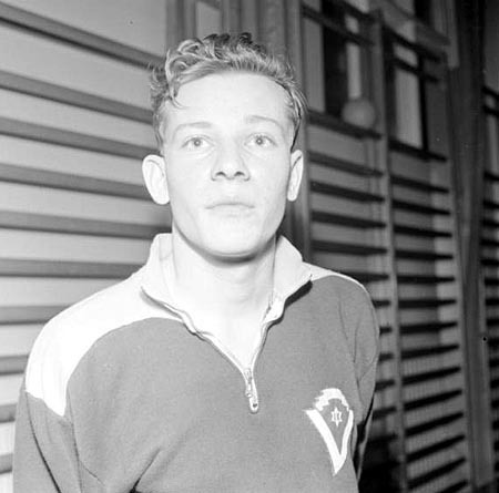 VIK fotbollsträning, 1956.