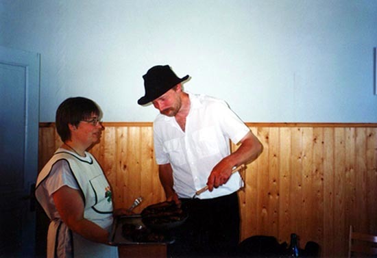 Grillfest i skolan 1999-06-25. 