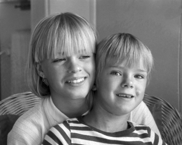 Thomas Nordlander med sin bror Patrik Nordlanders