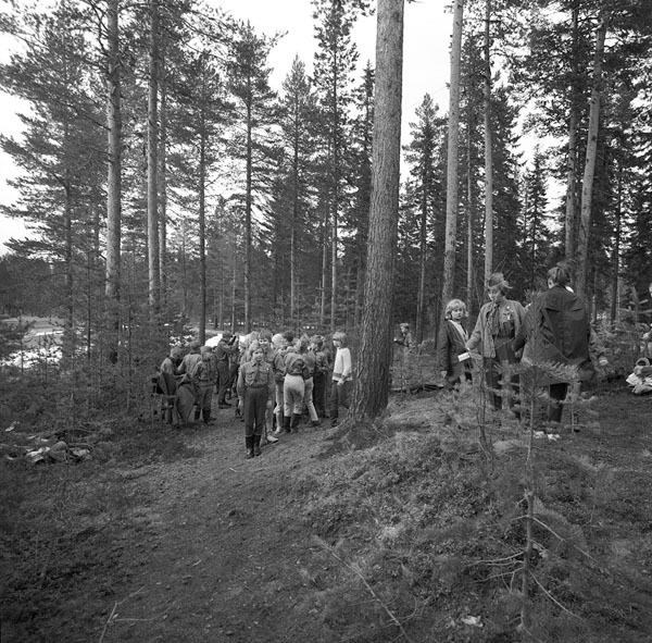 SMU- Scouter i Volgsjöfors i Vilhelmina.