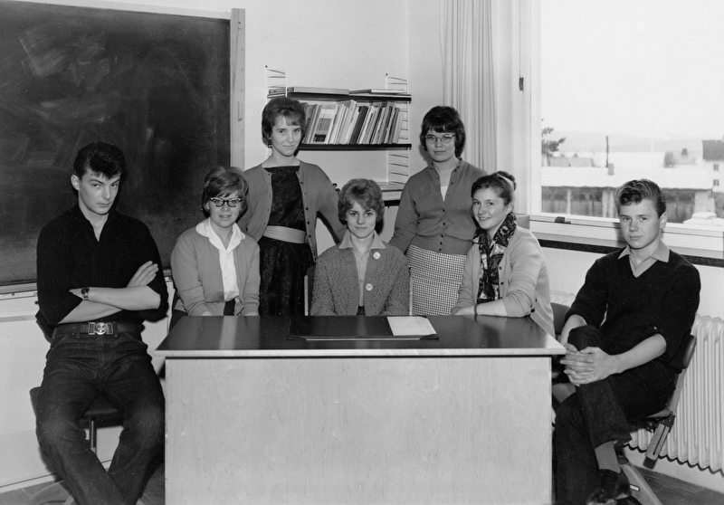 Vilhelmina Läroverk. 4/4 H. Realskola 1961.