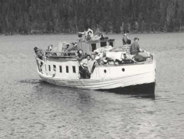 Turbåten på Kultsjön.