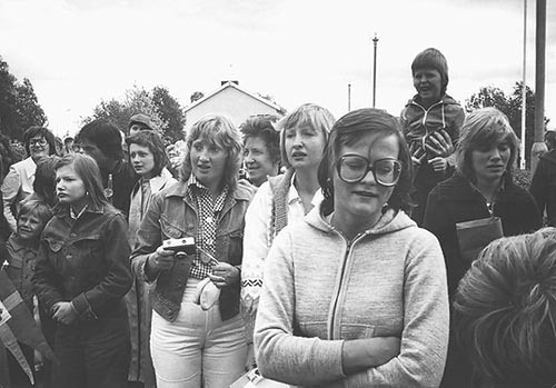 Kungabesök i Vilhelmina, 1976-06-04.