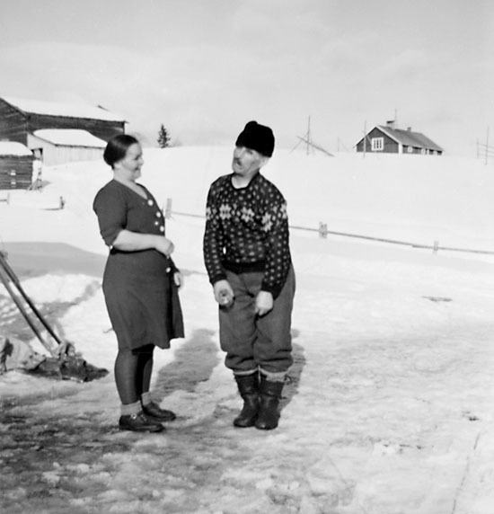 Herr och fru Jonsson i Dajkanvik.