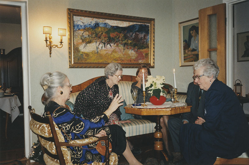 Rut Sjödins 80-årsdag 1995.