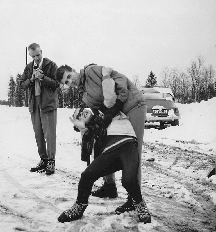 Lek och skoj i Marsliden. Vi var lediga på dan.