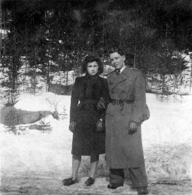 Makarna Margit och Valter Risfjell, Vilhelmina.