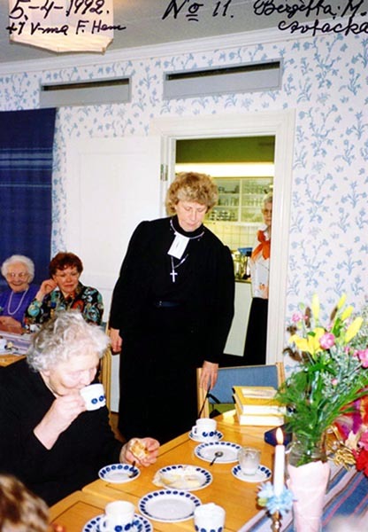 5 april 1992, Vilhelmina församlingshem.