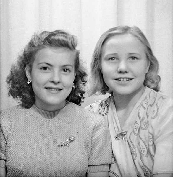Systrarna Sibylla och Margareta.