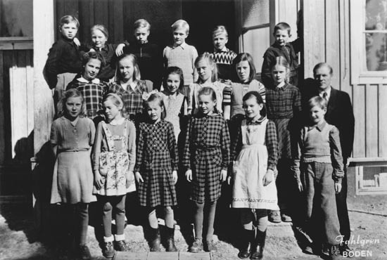 Råsele skola (Meselefors) läsåret 1947-1948.