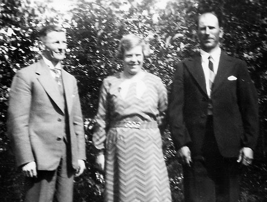 Familjeporträtt av syskonen Nygren.
