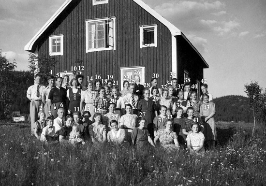Missionsförbundets läger i Långsjöby juli 1940 ca.