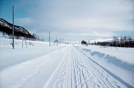 En vinterdag i Klimpfjäll.