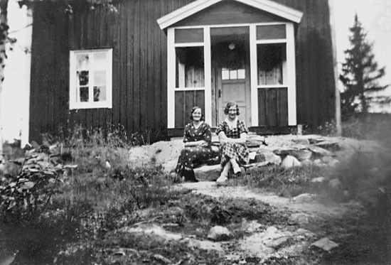 Bild av Anna Strömgren och mamma Tekla 