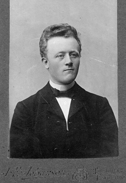 Läraren Erhard Lindström.