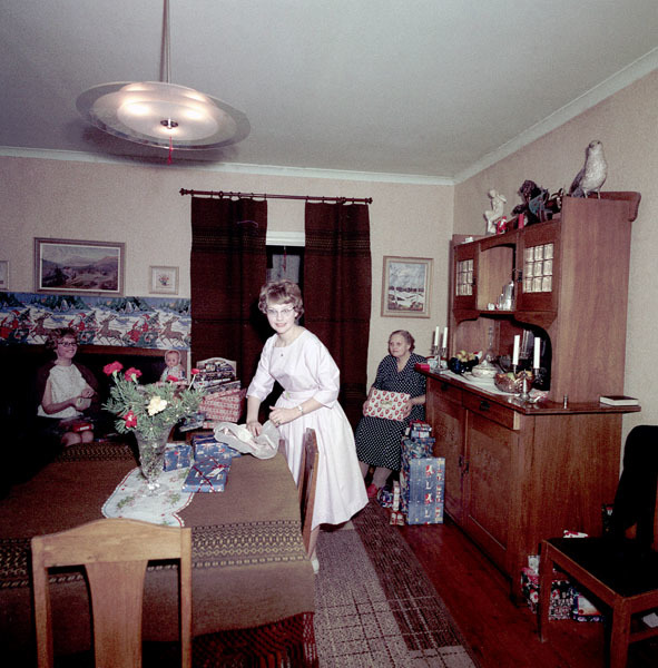 Julen 1960 hos fotografens mor och far.
