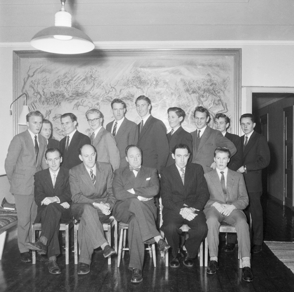 Malgomajskolans avslutning 1955.