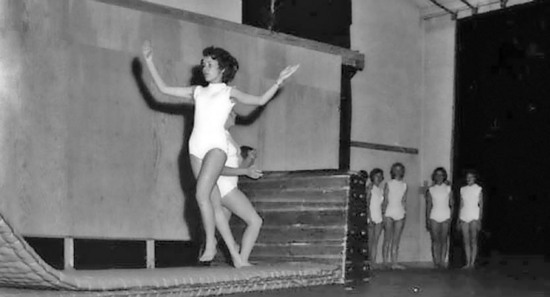 Gymnastikuppvisning i Vilhelmina, 1959.