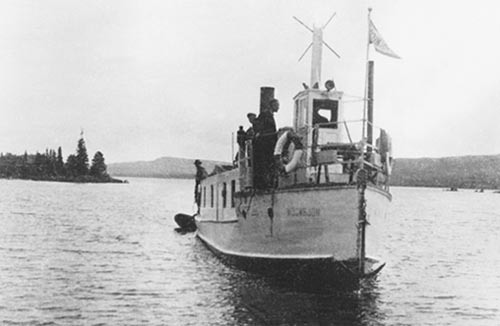 Ångaren Vojmsjön omkring 1928-1929. 