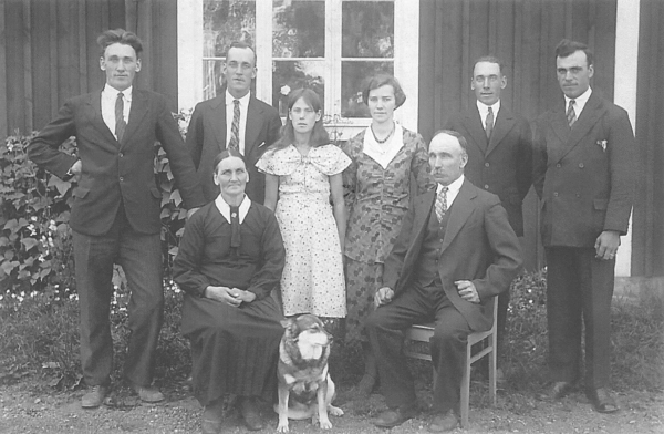 Familjen Eriksson, Backbyn, Siljansnäs.