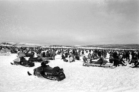 Stor-Gitssjön, påsklördag, 1992. 