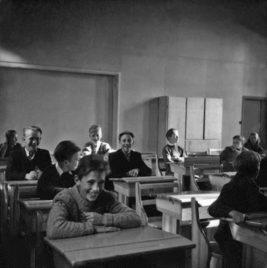7:e klassen i Vilhelmina, år 1948.