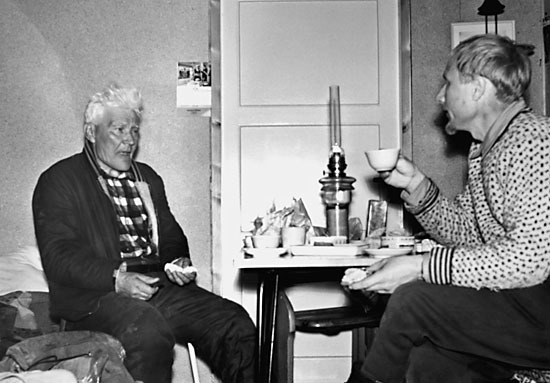 Erik Viktorsson och Herman Grönlund, 1945.