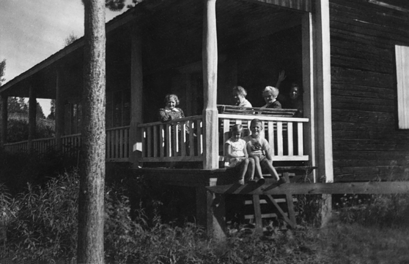 Lilly Öbergs sommarhus i Strömnäs.